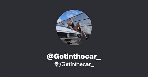 @getinthecar_ onlyfans|Getinthecar